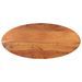 Dessus de table 140x50x3,8 cm ovale bois massif d'acacia - Photo n°1