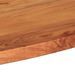 Dessus de table 140x50x3,8 cm ovale bois massif d'acacia - Photo n°7