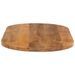 Dessus de table 140x60x2,5 cm ovale bois massif de manguier - Photo n°4
