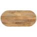 Dessus de table 140x60x2,5 cm ovale bois massif de manguier - Photo n°1
