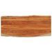 Dessus de table 140x60x2,5cm rectangulaire bois massif d'acacia - Photo n°1