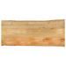 Dessus de table 140x60x3,8 cm bord vivant bois massif manguier - Photo n°1
