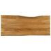 Dessus de table 140x60x3,8 cm bord vivant bois massif manguier - Photo n°1