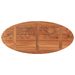 Dessus de table 140x60x3,8 cm ovale bois massif d'acacia - Photo n°5