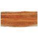 Dessus de table 140x60x3,8cm rectangulaire bois massif d'acacia - Photo n°1