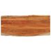 Dessus de table 140x60x3,8cm rectangulaire bois massif d'acacia - Photo n°1