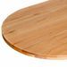 Dessus de table 240x100x4 cm bois de chêne massif ovale - Photo n°9