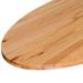 Dessus de table 280x120x4 cm bois de chêne massif ovale - Photo n°9