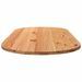 Dessus de table 280x120x4 cm bois de chêne massif ovale - Photo n°4