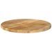 Dessus de table Ø 40x2,5 cm rond bois de manguier massif - Photo n°2