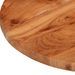 Dessus de table Ø40x2,5 cm rond bois massif d'acacia - Photo n°6