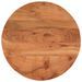 Dessus de table Ø40x3,8 cm rond bois massif d'acacia - Photo n°1