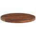 Dessus de table Ø 40x3,8 cm rond bois massif de récupération - Photo n°3