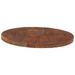 Dessus de table Ø 40x3,8 cm rond bois massif de récupération - Photo n°4