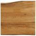 Dessus de table 40x40x2,5 cm bord vivant bois massif manguier - Photo n°1