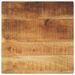 Dessus de table 40x40x2,5 cm carré bois massif de manguier brut - Photo n°1