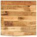 Dessus de table 40x40x3,8 cm bord vivant bois massif manguier - Photo n°1