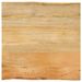 Dessus de table 40x40x3,8 cm bord vivant bois massif manguier - Photo n°1