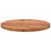 Dessus de table Ø50x2,5 cm rond bois massif d'acacia - Photo n°4