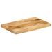 Dessus de table 50x20x3,8 cm bord vivant bois massif manguier - Photo n°3