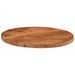 Dessus de table Ø50x3,8 cm rond bois massif d'acacia - Photo n°3