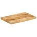 Dessus de table 50x30x3,8 cm bord vivant bois massif manguier - Photo n°2