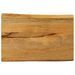 Dessus de table 50x40x2,5 cm bord vivant bois massif manguier - Photo n°1