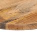 Dessus de table Ø 60x1,5 cm rond bois massif de manguier brut - Photo n°6