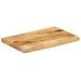 Dessus de table 60x20x2,5 cm bord vivant bois massif manguier - Photo n°2