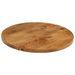 Dessus de table Ø 60x3,8 cm rond bois de manguier massif - Photo n°2