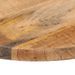 Dessus de table Ø 60x3,8 cm rond bois massif de manguier brut - Photo n°6