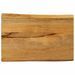 Dessus de table 60x40x3,8 cm bord vivant bois massif manguier - Photo n°1