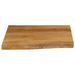 Dessus de table 60x60x3,8 cm bord vivant bois massif manguier - Photo n°3