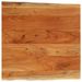 Dessus de table 60x60x3,8 cm carré bois massif d'acacia - Photo n°1