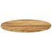 Dessus de table Ø 70x2,5 cm rond bois de manguier massif - Photo n°3