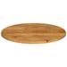 Dessus de table Ø 70x2,5 cm rond bois de manguier massif - Photo n°3