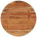 Dessus de table Ø70x2,5 cm rond bois massif d'acacia - Photo n°5