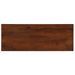 Dessus de table 70x30x2,5 cm rectangulaire bois massif récupéré - Photo n°1