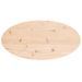 Dessus de table 70x35x2,5 cm bois de pin massif ovale - Photo n°4