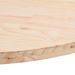 Dessus de table 70x35x2,5 cm bois de pin massif ovale - Photo n°5