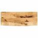 Dessus de table 70x40x2,5 cm bord vif bois massif manguier brut - Photo n°1