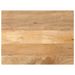 Dessus de table 70x50x2,5 cm rectangulaire bois massif manguier - Photo n°1