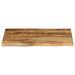 Dessus de table 70x60x2,5 cm bord vif bois massif manguier brut - Photo n°3