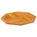 Dessus de table 70x70x2 cm octogonal bois massif d'acacia - Photo n°4