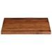 Dessus de table 70x70x3,8 cm carré bois massif de récupération - Photo n°3