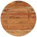 Dessus de table Ø80x2,5 cm rond bois massif d'acacia - Photo n°5