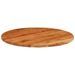 Dessus de table Ø80x3,8 cm rond bois massif d'acacia - Photo n°3