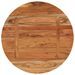 Dessus de table Ø80x3,8 cm rond bois massif d'acacia - Photo n°5