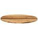 Dessus de table Ø 80x3,8 cm rond bois massif de manguier brut - Photo n°3