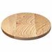 Dessus de table 80x40x2 cm bois de chêne massif ovale - Photo n°6